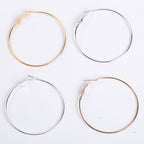 Argolas banhadas a ouro Lote com 10 pcs/lot 20 vários tamanhos para fabricação de jóias e acessorios